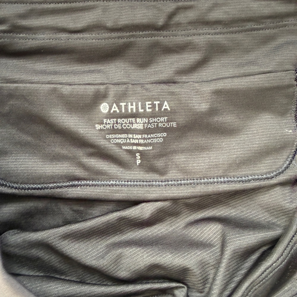 Athleta Fast Route Run Shorts - Picture 2 of 3
